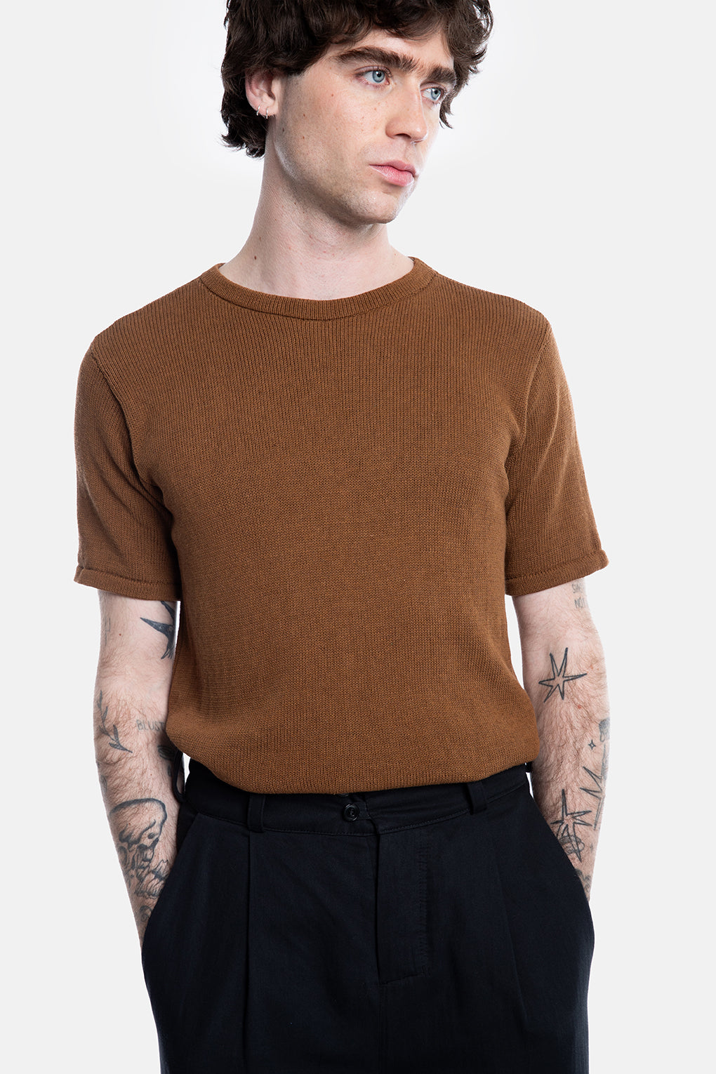 STEFFEN short-sleeve crêpekatoen