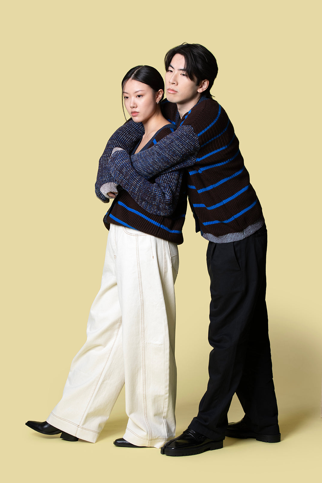 FLORIS vest fijne merino wol
