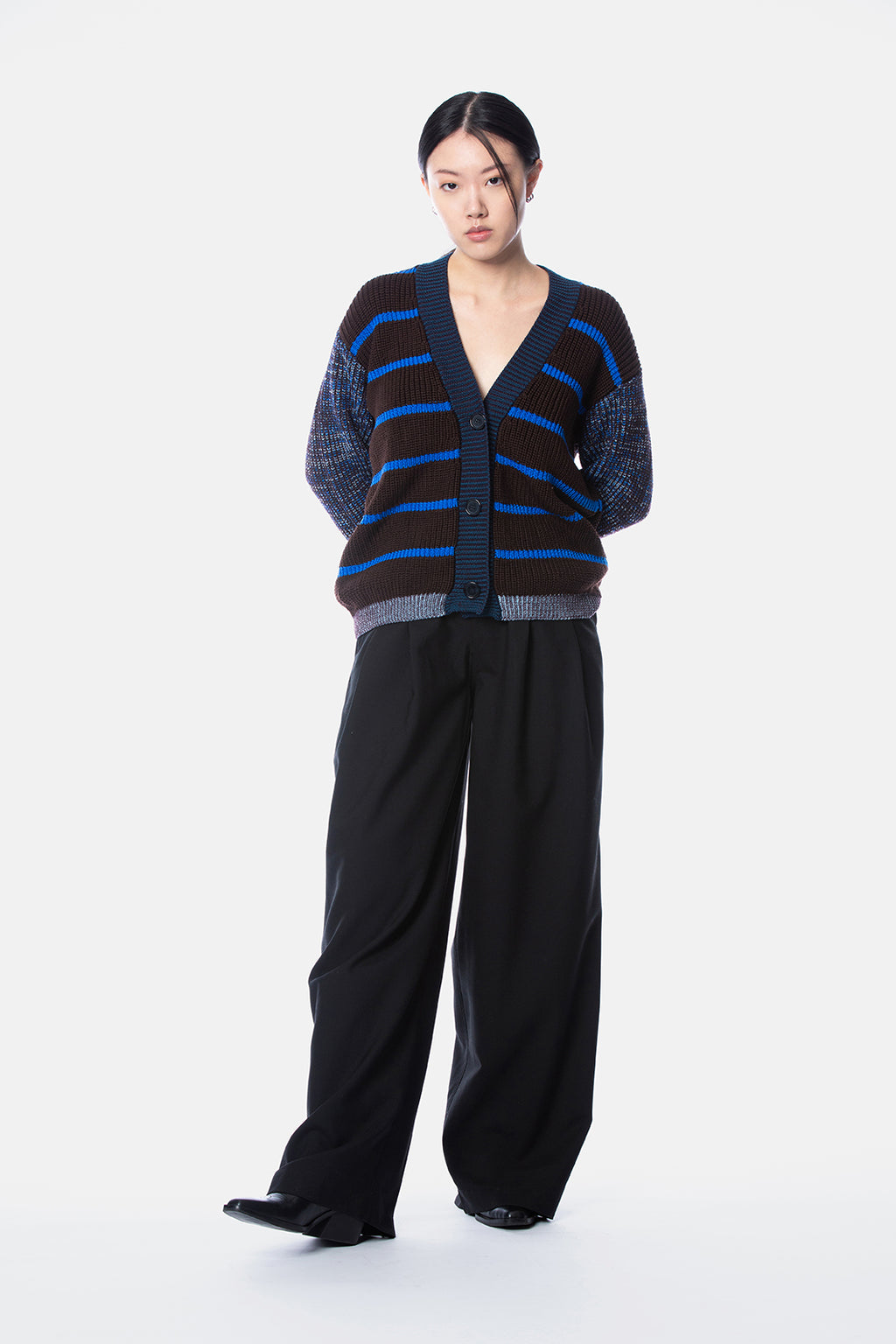 FLORIS vest fijne merino wol