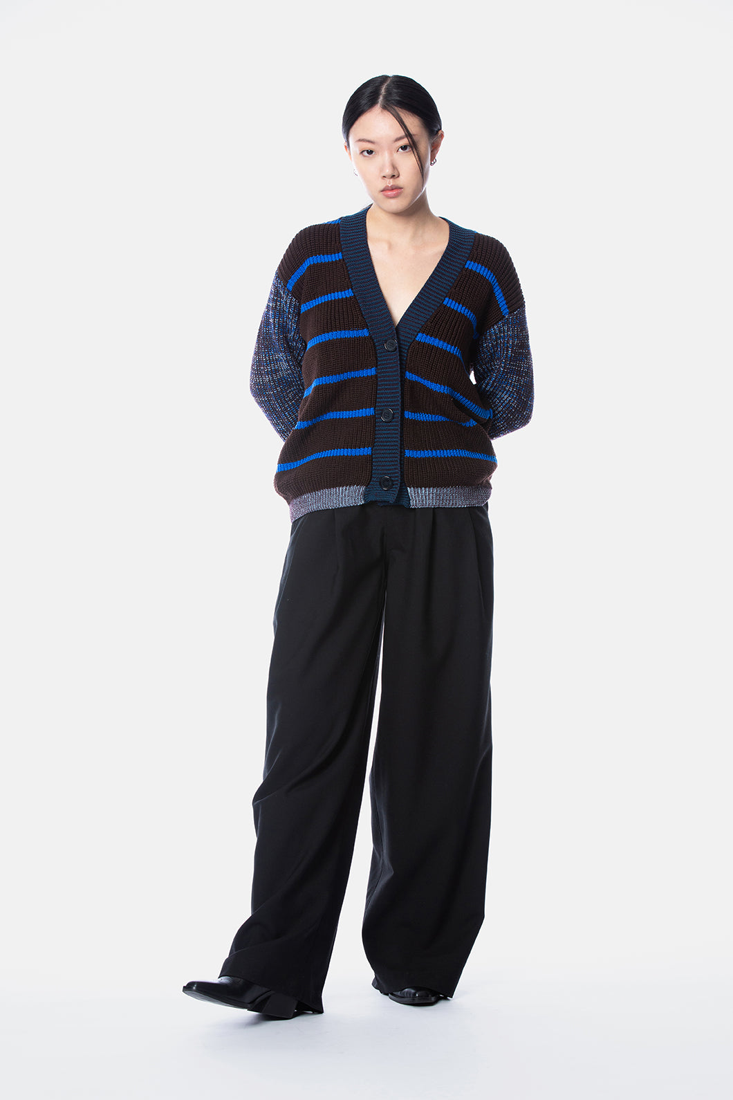 FLORIS vest fijne merino wol