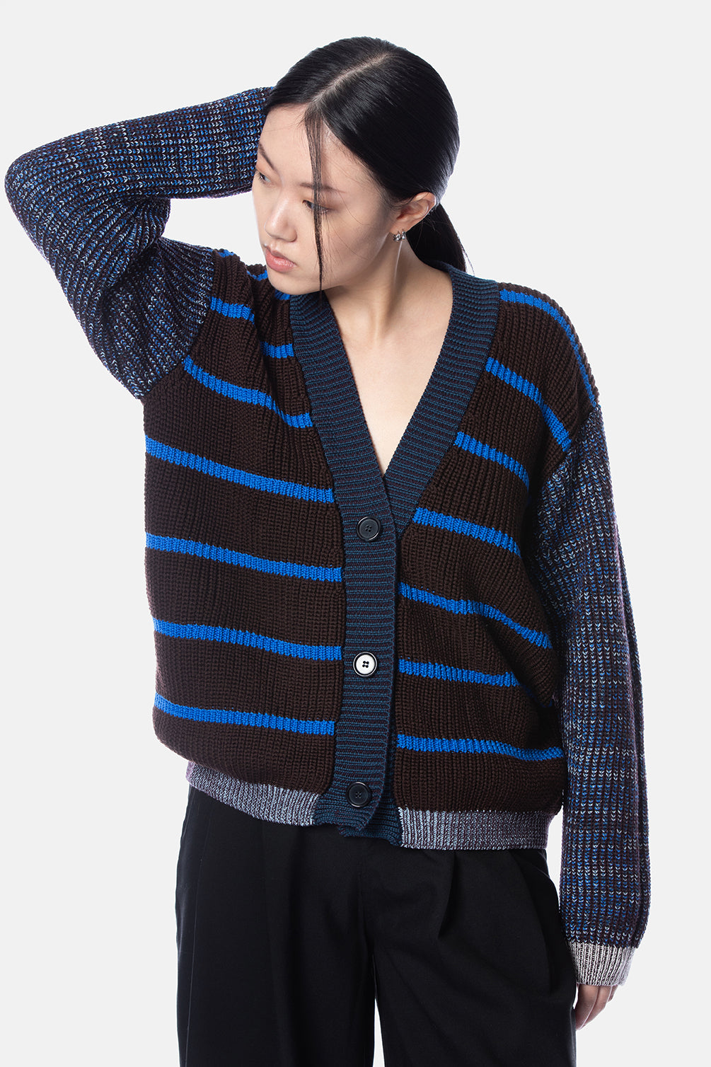 FLORIS vest fijne merino wol