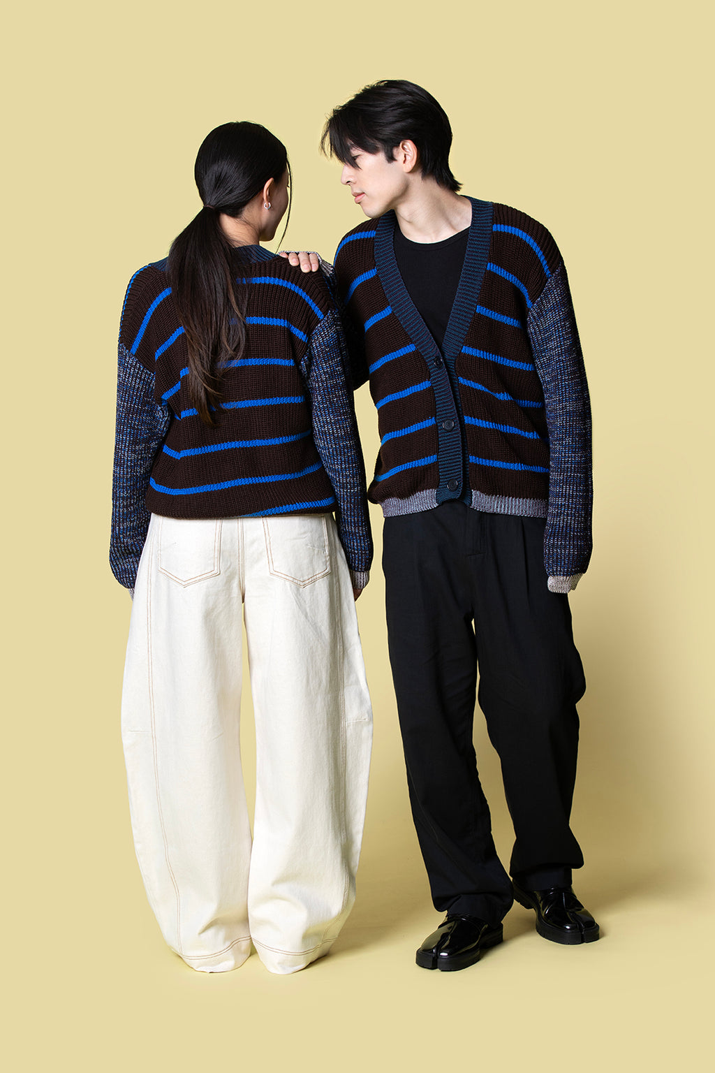 FLORIS vest fijne merino wol