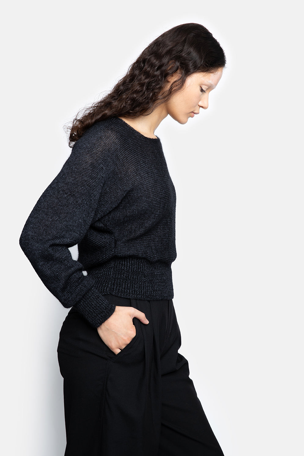BILLIE trui mohair en zijde