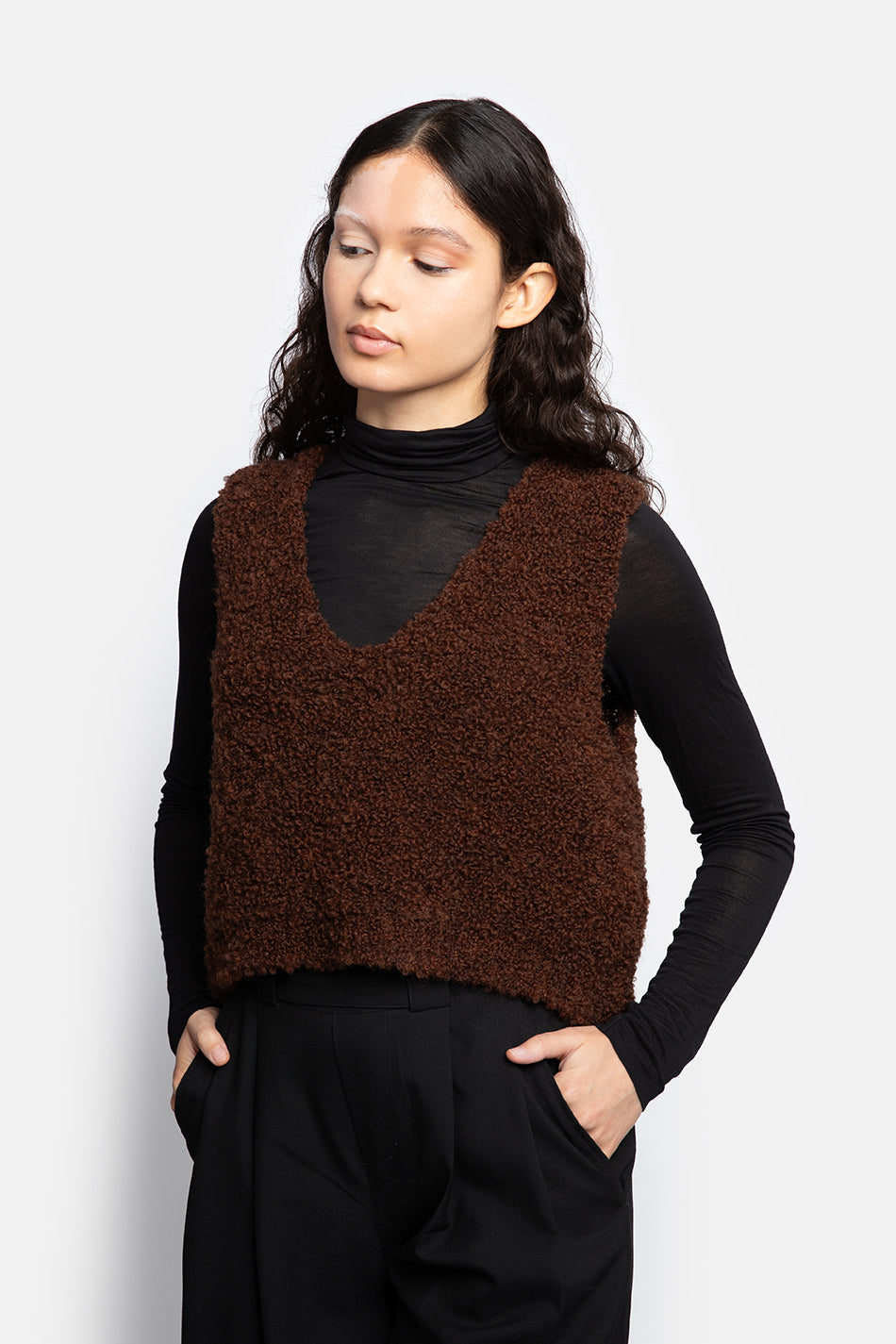 BO debardeur bruine alpaca