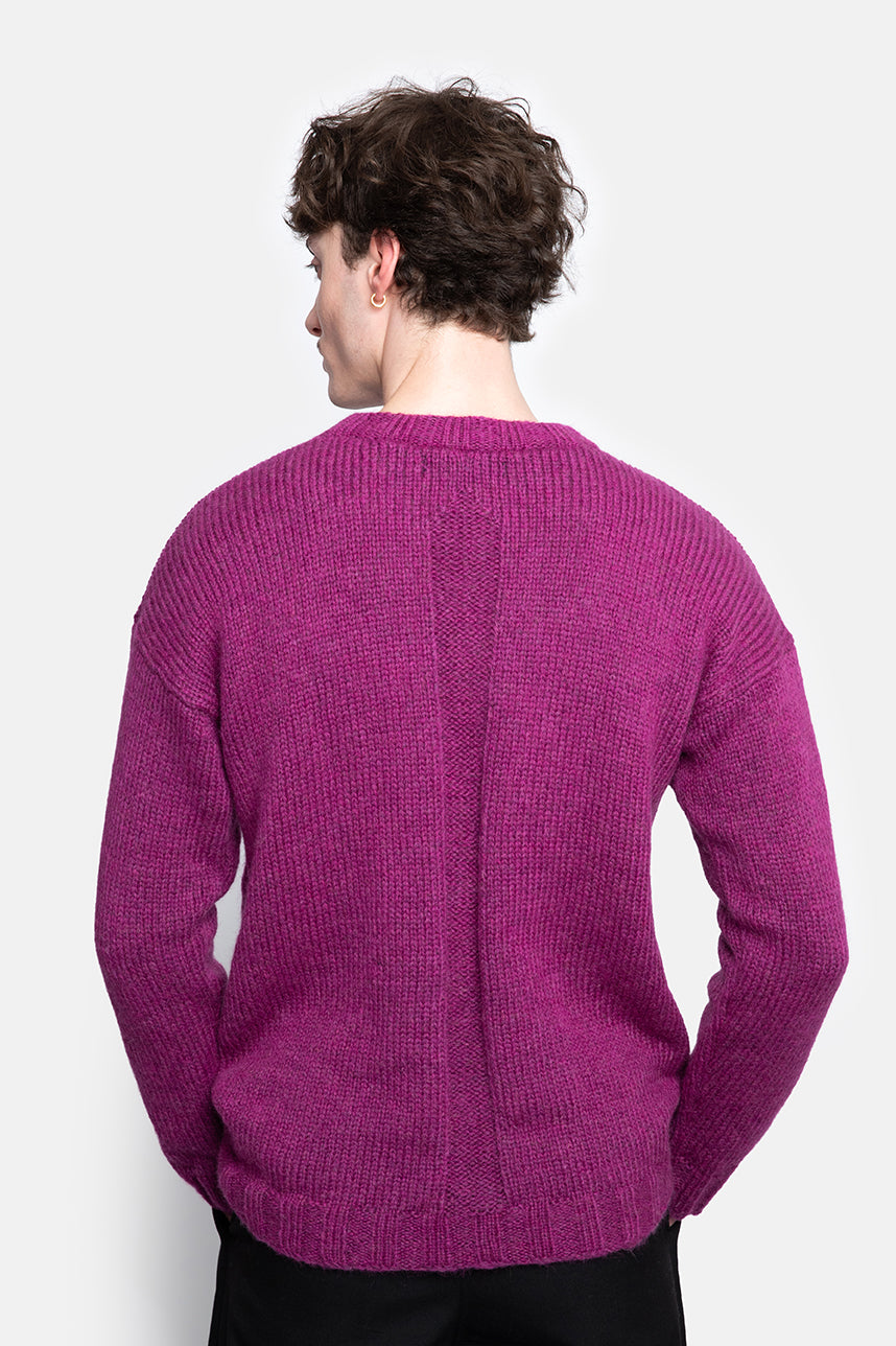 ROELAND trui fuchsia alpaca
