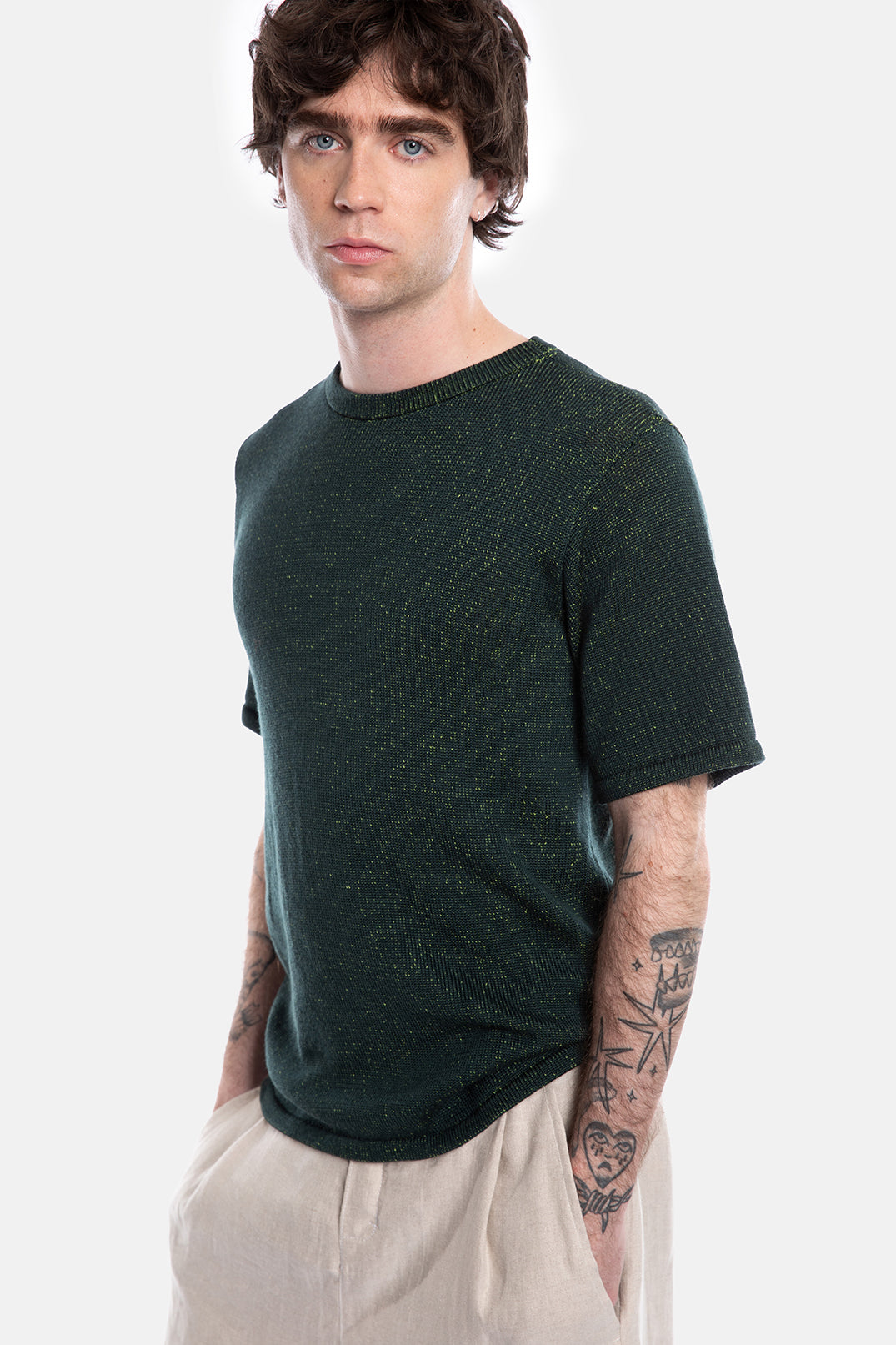 JOHN short-sleeve bosgroen