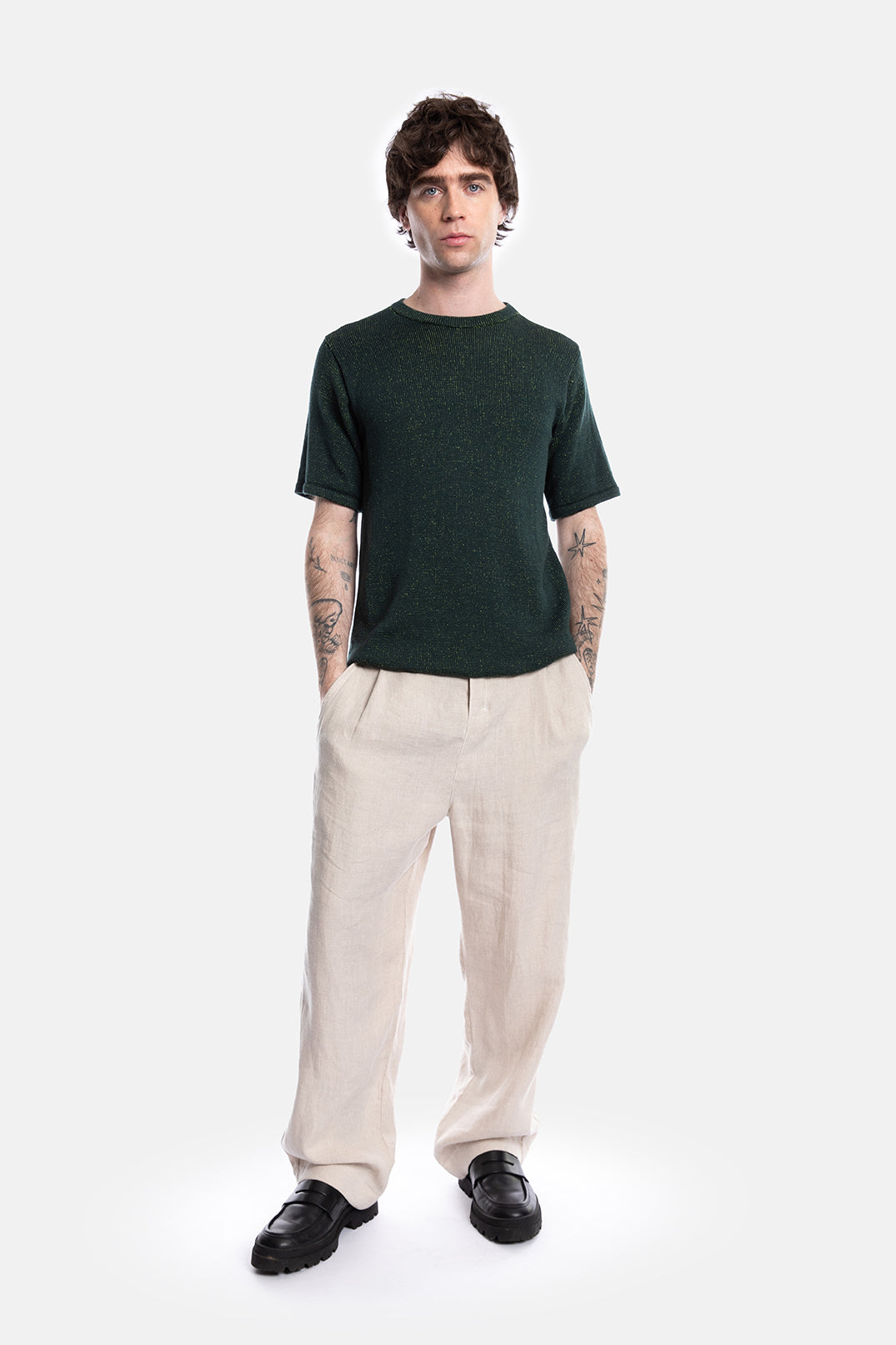 JOHN short-sleeve bosgroen