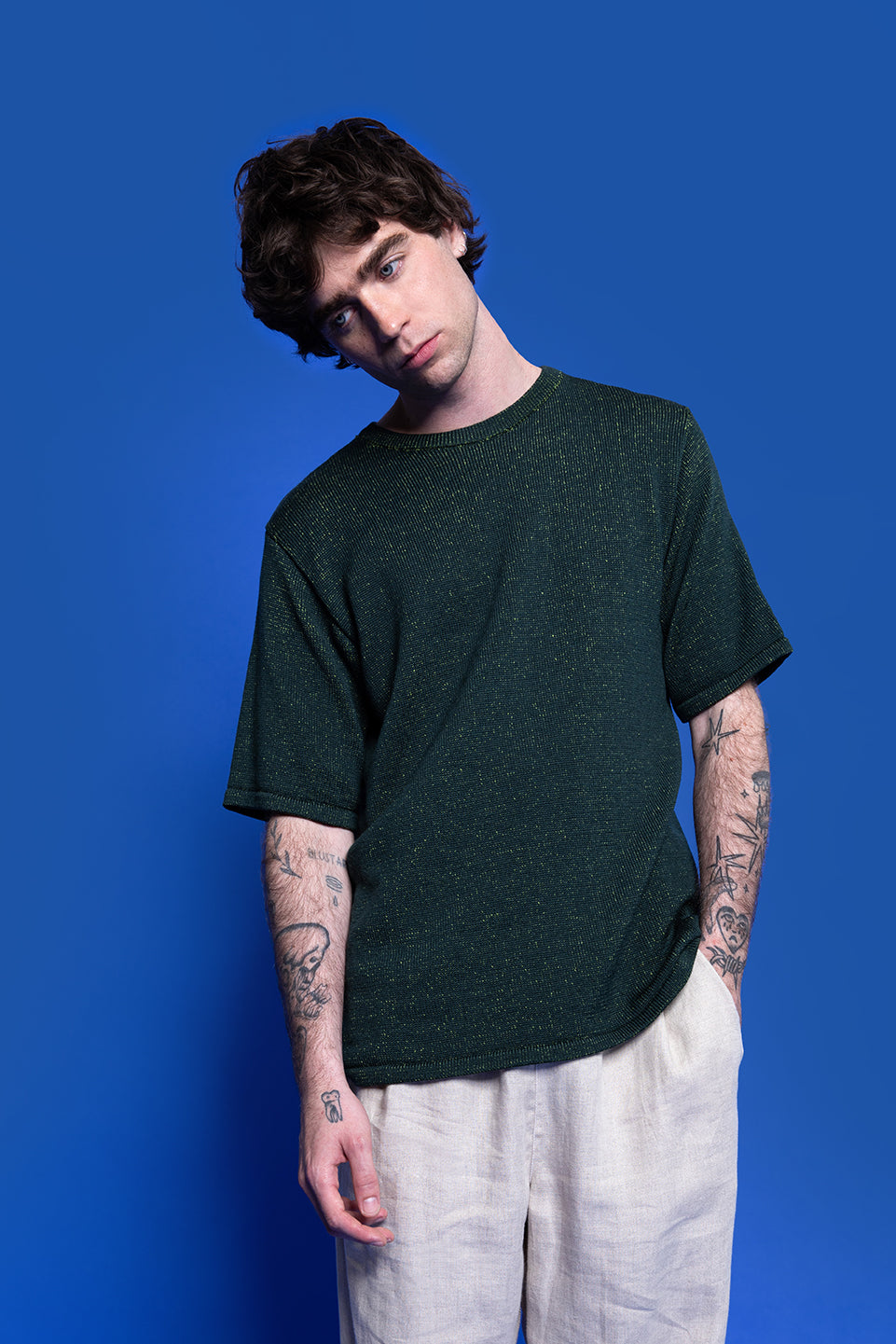 JOHN short-sleeve bosgroen