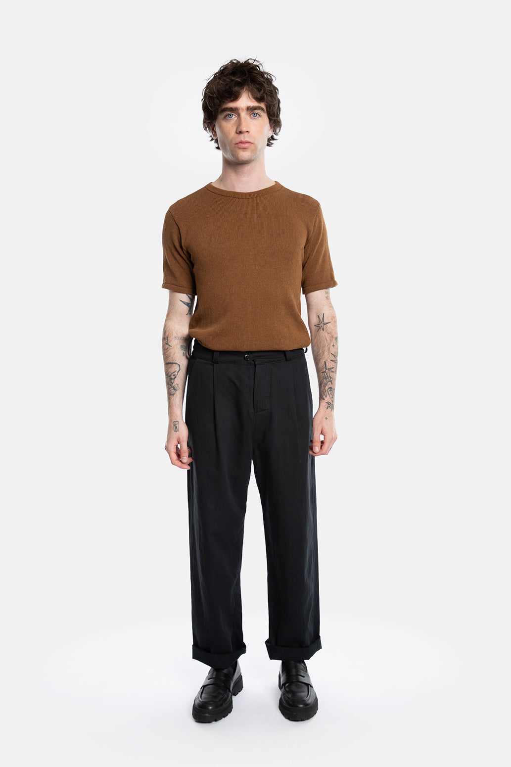 STEFFEN short-sleeve crêpekatoen
