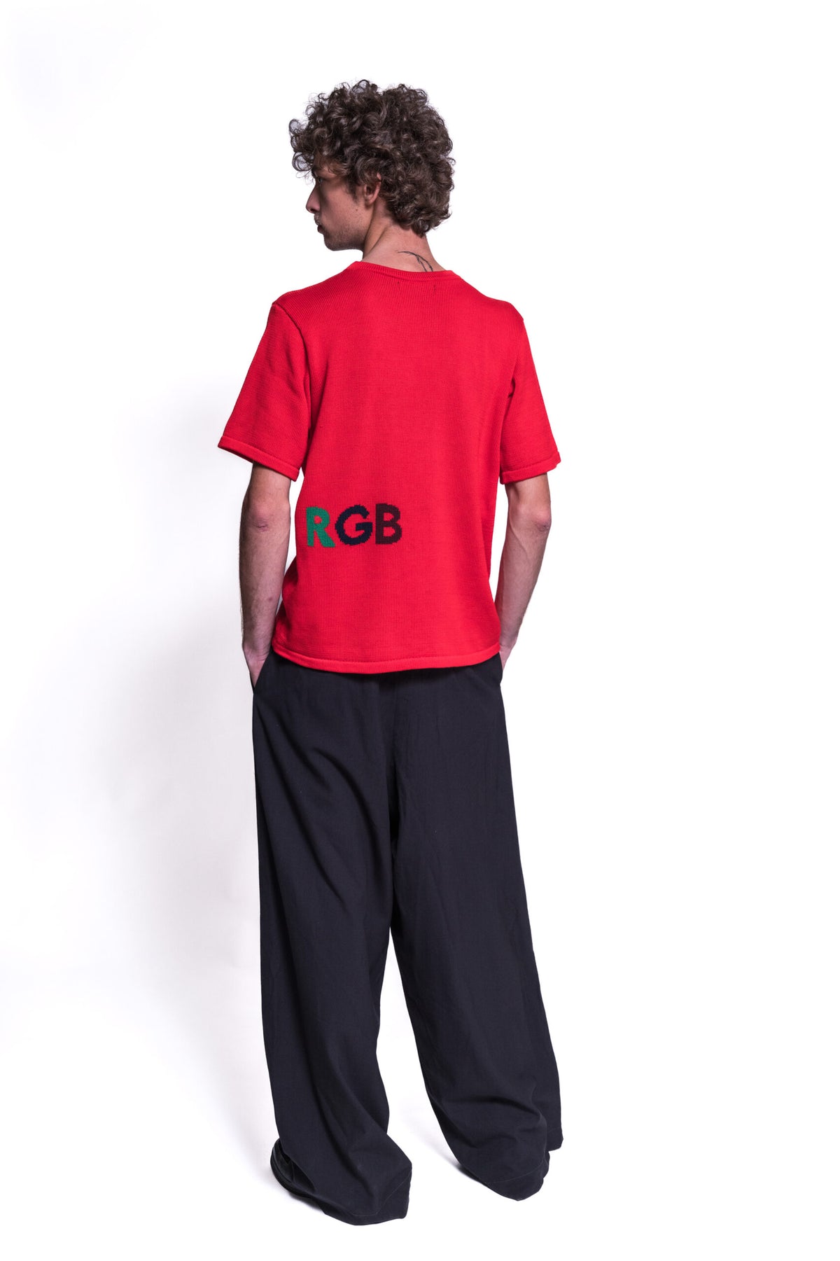 RGB trui korte mouwen rood